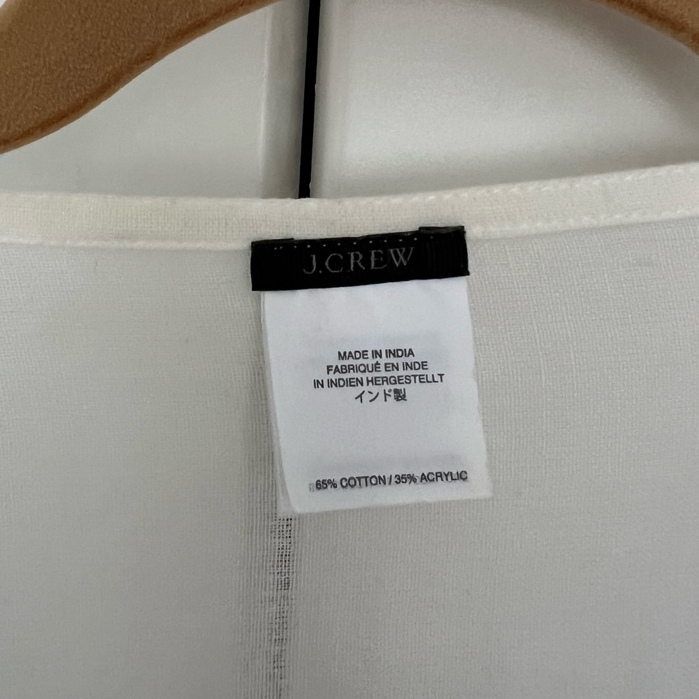 J. CREW cotton/acrylic shawl. One size - Picture 6 of 7